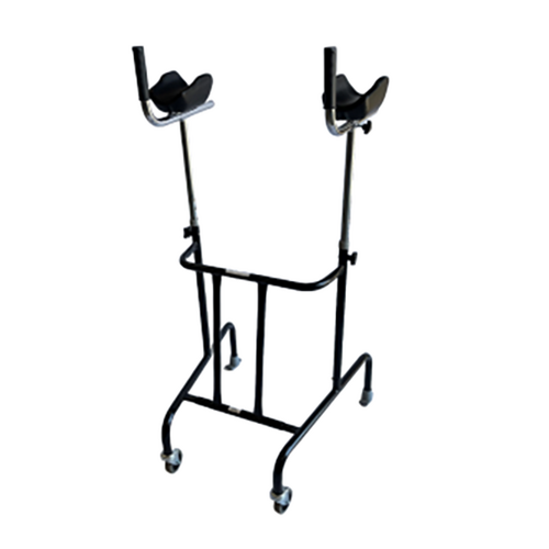 Gutter Walking Frame - Folding Forearm Supports
