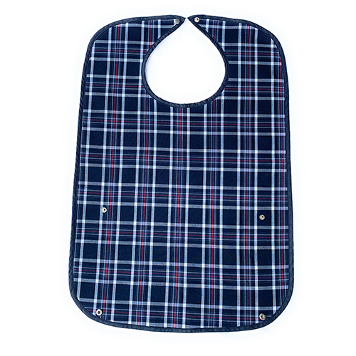 Adult Clothing Protector [Style A (blue and red check)]