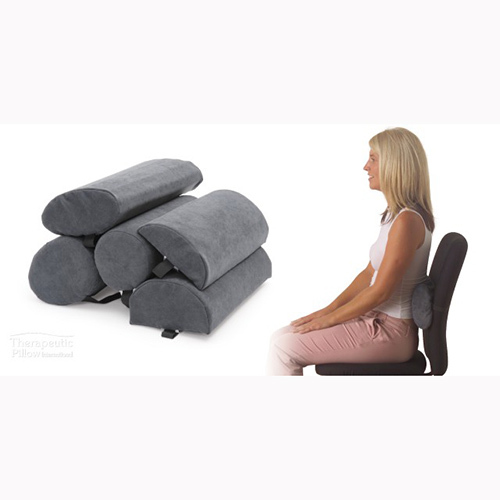 Spine Saver Lumbar Roll [Foam: Traditional] [Size: D-Shape]