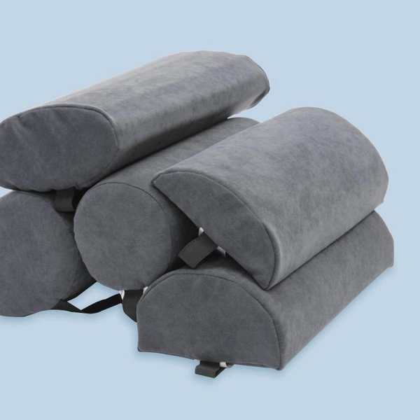 Spine Saver Lumbar Roll [Option: Traditional Foam] [Shape: D][Fabric: Dura-Fab Cover]
