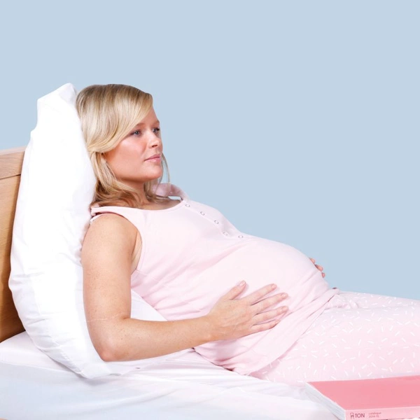 Pyramid Pillow[Option: Pillow With Cream Slip]