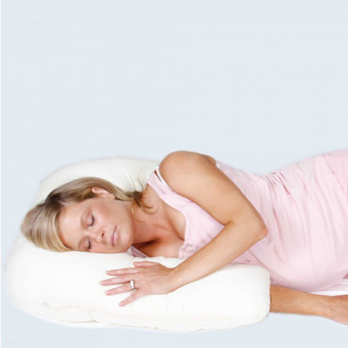 Side Snuggler Body Pillow[ Option: Pillow With Cream Slip]